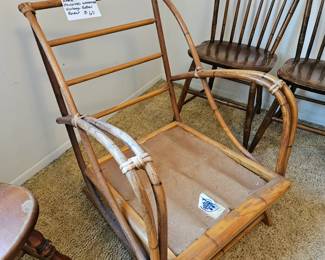 $60 Haywood Wakefield Bamboo armchair