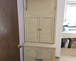 $40 Cabinet White w/blue #2