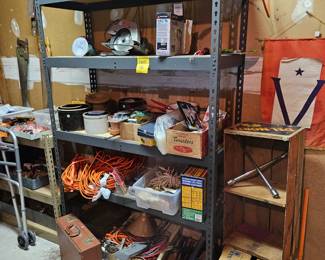 $80 Heavy duty shelving, cannot take until end of sale