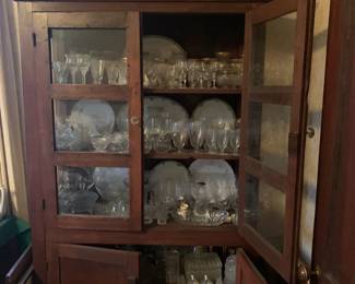 The family is keeping this cabinet but the contents are for sale.