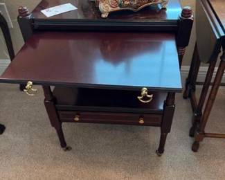 Bombay Mahogany Table was $150 will be $75 on Wed