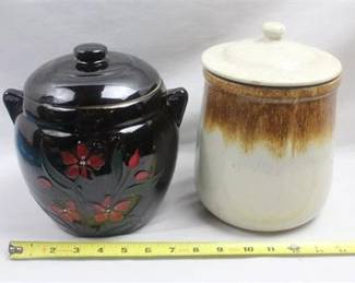 Lot 018   0 Bid(s)
Vintage Lidded Crockery
