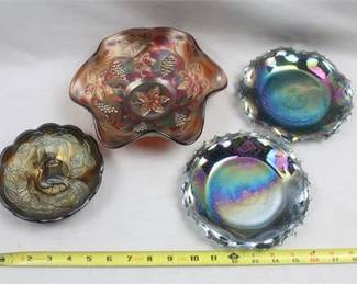 Lot 036   1 Bid(s)
Carnival Glass Lot