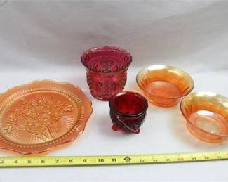 Lot 071   0 Bid(s)
Jeannette Iris & Herringbone Dinner Plate and More