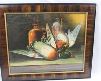 Lot 111   1 Bid(s)
Older Framed Mallard Duck Artwork