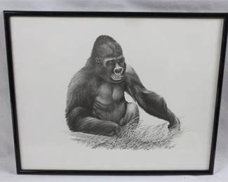 Lot 117   1 Bid(s)
Harold Roe Gorilla Art Print