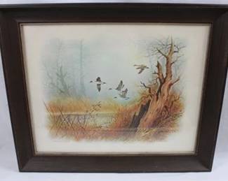 Lot 119   1 Bid(s)
John E. Bradley N.J.W.S. Getting Away - Pintails