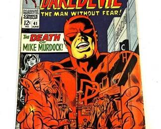Lot 022   0 Bid(s)
Marvel Comics "DAREDEVIL" June 1968 #41 Comic