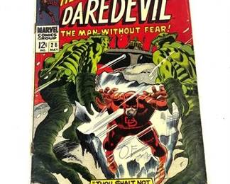 Lot 055   4 Bid(s)
Marvel Comics "DAREDEVIL" #28 May 1967 Comic
