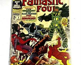 Lot 121   1 Bid(s)
Marvel Comics "FANTASTIC FOUR #5 Nov. 1967 Comic