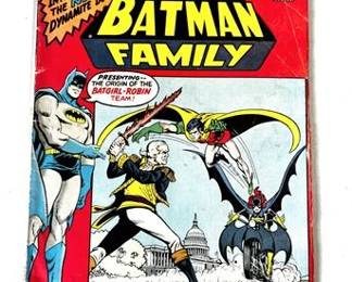 Lot 181   3 Bid(s)
DC Comics "BATMAN FAMILY" #1 Oct. 1975 Comic