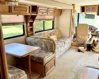 Inside Motor Home