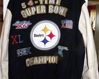 Lot 033   2 Bid(s)
Pittsburgh Steelers Super Bowl Jacket