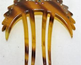 Lot 082   2 Bid(s)
VTG Rhinestone Hair comb