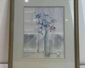 Flower vase painting