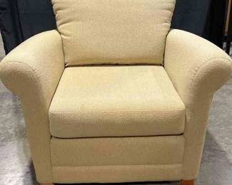 cream arm chair