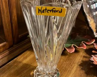 Beautiful, flared WATERFORD vase