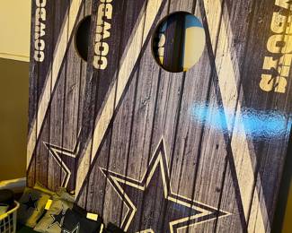 Dallas Cowboys corn-hole set! (This will go fast!)