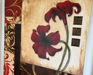 Double Iris wall art