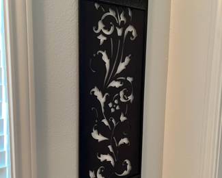 Metal wall art - we have a pair!