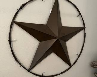 Texas star wall art