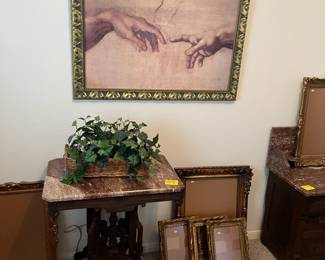 This room is FULL of outstanding picture frames ready to use!