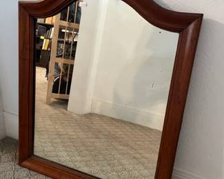 Arched wall mirror