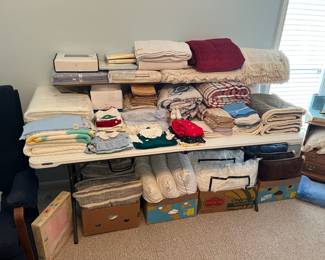 more linens and pillows