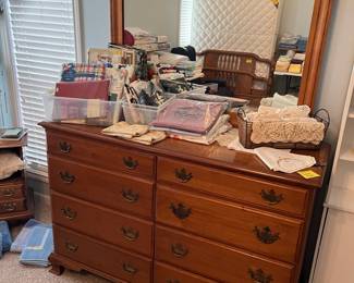 The matching dresser & mirror. This is quality you can't find anymore!