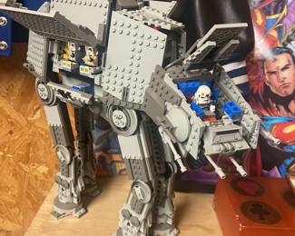 Opened up with small figures inside