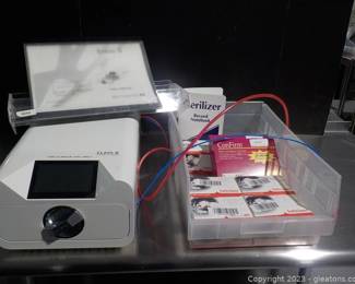 Enbio S Class B Sterlizer with Manual and 6pkg of Chamber Brite Autoclave Cleaner Labeled Use Class B 134 C Only