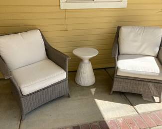 Patio chairs and table