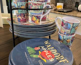 Plastic dish ware set !