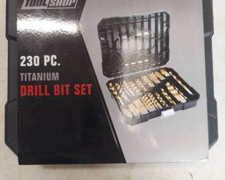 230 Pc Titanium Drill Bit Set - NIB