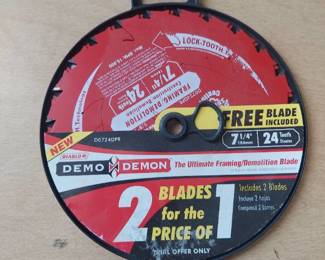 Diablo Demo Demon Demolition 7-1/4 24teeth 2 Pack