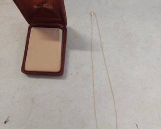 necklace- marked 10 k