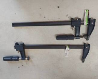 2 Pittsburgh bar clamps - 12" Capacity
