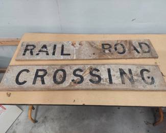Railroad Crossing sign