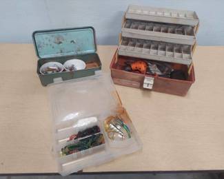 fishing boxes with Contents
