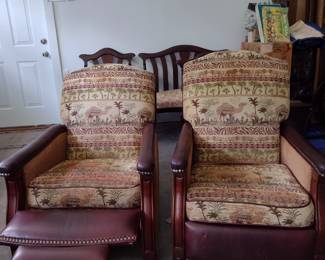 Bradinton Young Recliners. Leather trimmed.
