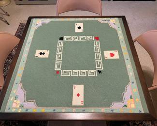 Needlepoint Card Table