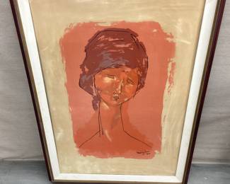 Modigliani Serigraph