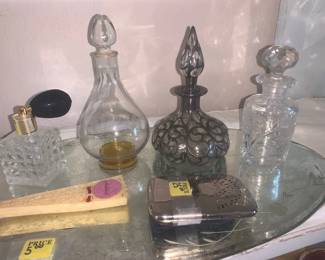 Ladies Vanity Antique pieces