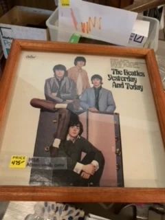 Framed Beatles Priced High very Rare for Beatles Fan