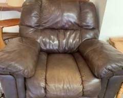 Leather recliner x large