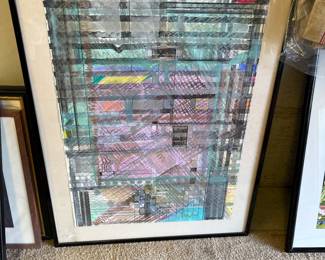 $120 Greg McDonald MIxed Media Drawing   36"h x 28"w.