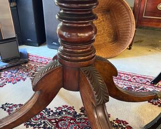 Base of the flip top table.    Table is 53"w x 34"d x 28"h