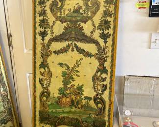 front of the second panel.