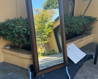 $140. Large scale mirror - can be hung vertically or horizontally.  36" x 75" x 1.5"d.