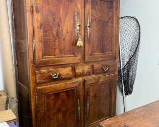 $1200 Two door up, two drawers and two doors below.  English antique cabinet.  52" w x 21.5"d x 88"h.  Keys for each door and drawer.  In-person shopping only.  